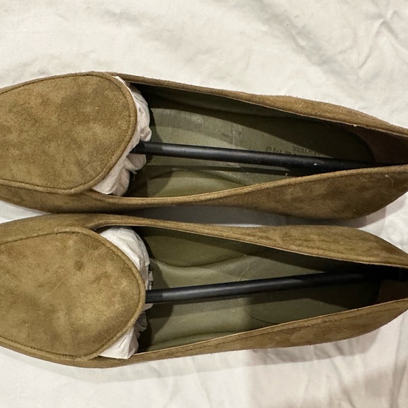 Lafayette 148 Suede Loafers green never worn - Picture 2 of 6